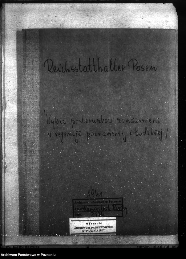 Obraz 4 z jednostki "Wykaz posterunków żandarmerii w rejencji poznańskiej i łódzkiej"