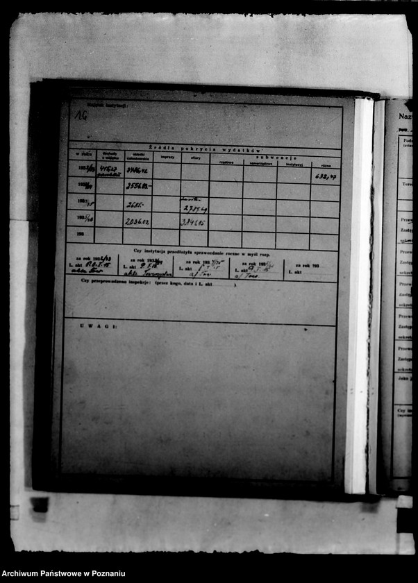 Obraz 20 z jednostki "/Kartoteka zakładów opiekuńczych/"