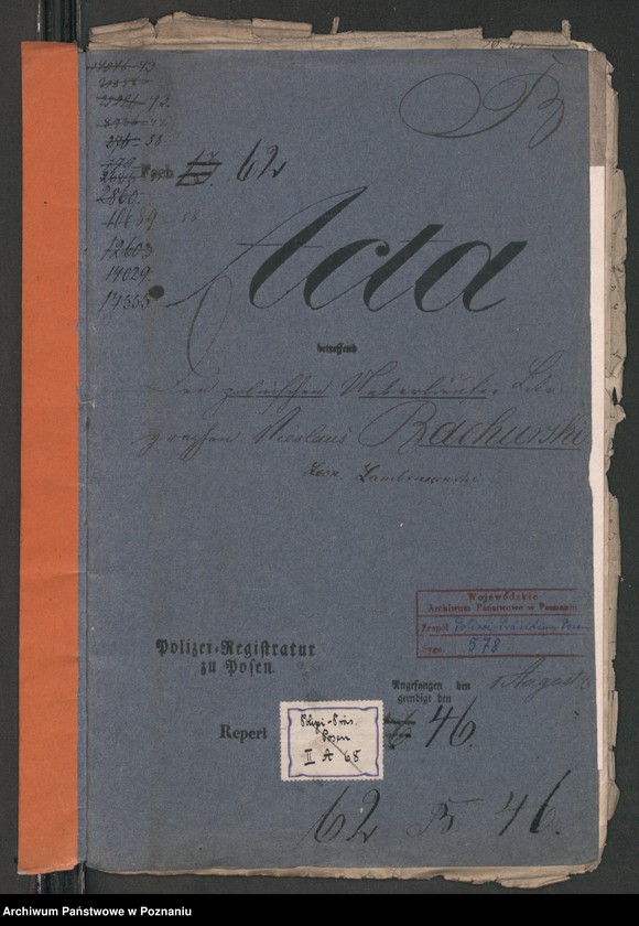 Obraz 2 z jednostki "A. betr. den polnischen Überläufer Lithografen Nicolaus Bachurski /Leon Lambruczewski/"
