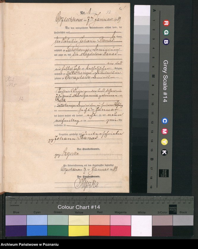 Obraz 4 z jednostki "Księga zgonów"