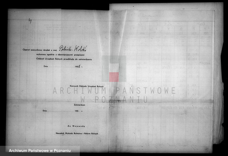 Obraz 8 z jednostki "Operat szacunkowy majątku Poborka powiatu wyrzyskiego"