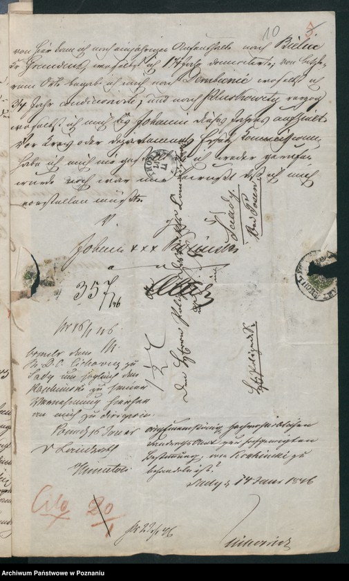 Obraz 14 z jednostki "A. betr. Johann Kosinski alias Grudowicz"