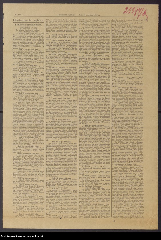 Obraz 11 z jednostki "Icek Parzęczewski – sprzedaż żelaza, sztucznych nawozów i opału"