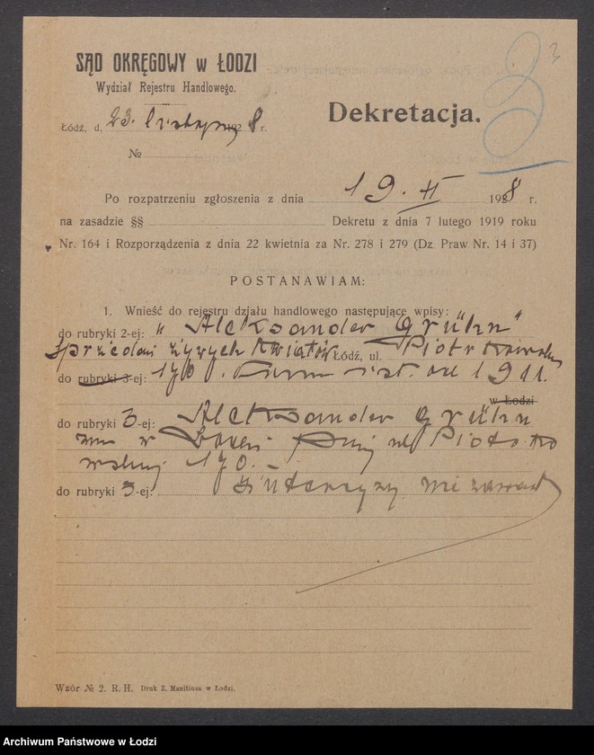 Obraz 5 z jednostki "Aleksander Grühn – sprzedaż żywych kwiatów"