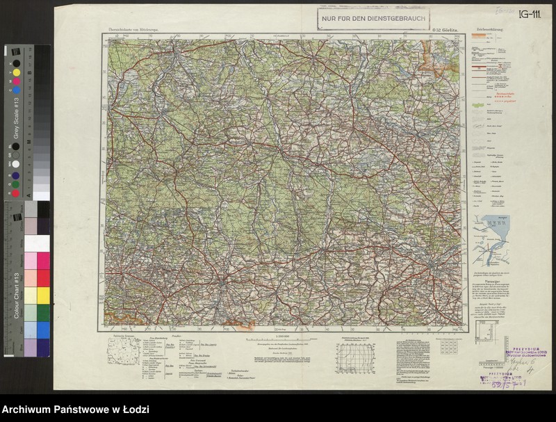 Obraz 1 z jednostki "Übersichtskarte von Mitteleuropa O 52 Görlitz"
