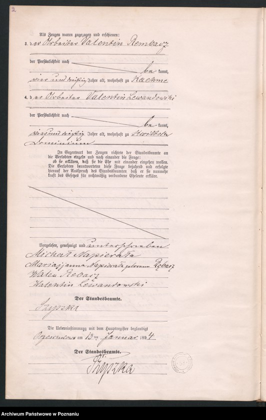 Obraz 5 z jednostki "Księga małżeństw"