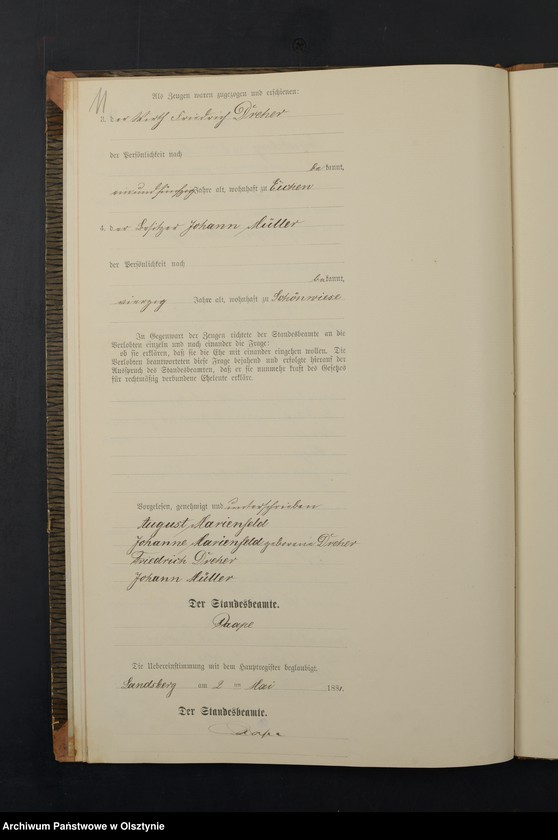 image.from.unit.number "Heiraths-Neben-Register Nr 1 - 11"