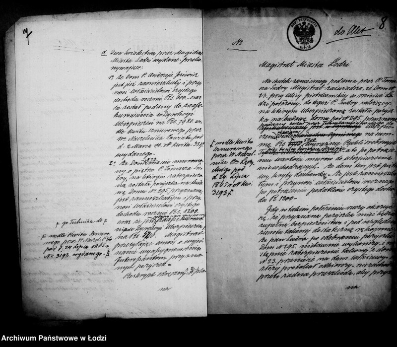 Obraz 9 z jednostki "Akta w przedmiocie pożyczki Andrzeja Jeżewicza"