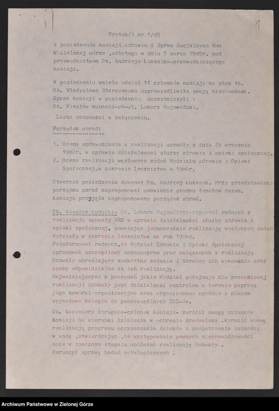 image.from.unit.number "Protokóły z posiedzeń Komisji Zdrowia i Spraw Socjalnych"