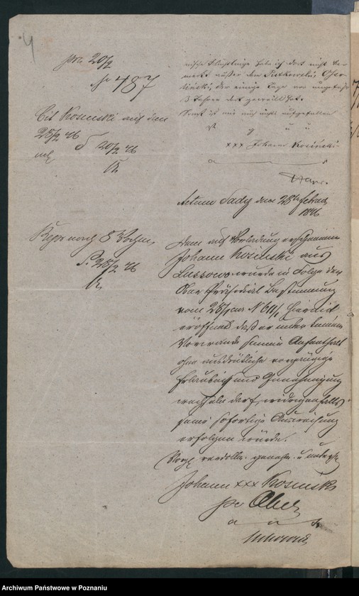 Obraz 7 z jednostki "A. betr. Johann Kosinski alias Grudowicz"