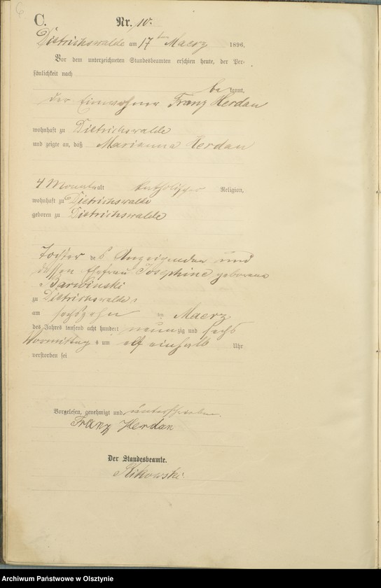 image.from.unit.number "Sterbe-Haupt-Register Nr 3 - 4 i 7 - 50"