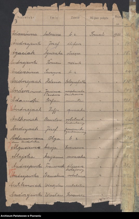 image.from.unit.number "Spis alfabetyczny małżeństw za 1925"