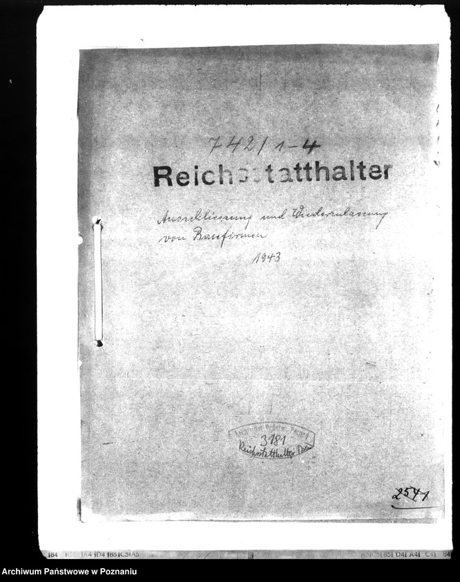 Obraz 4 z jednostki "Ausschliessung und Wiederzulassung von Baufirmen"