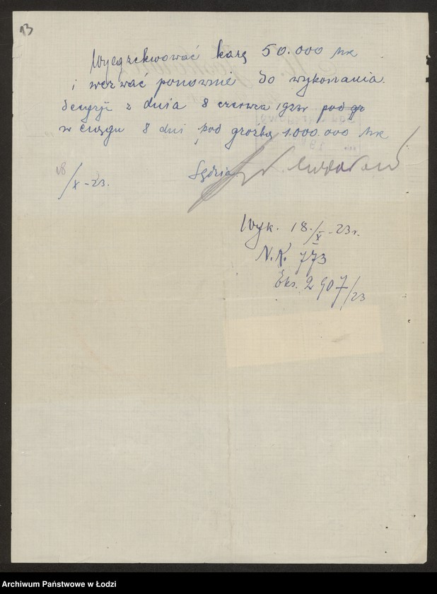 Obraz 15 z jednostki "Joskowicz i Szafir- fabrykacja i sprzedaz towarów wełnianych"