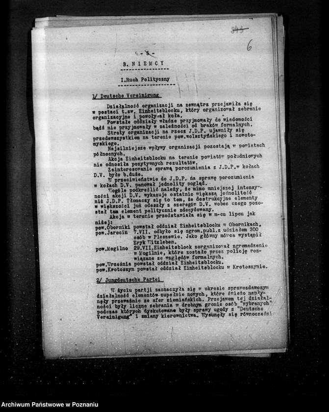 Obraz 12 z jednostki "Sprawozdania z życia mniejszości narodowych za miesiące lipiec i sierpień, wrzesień 1934 r."