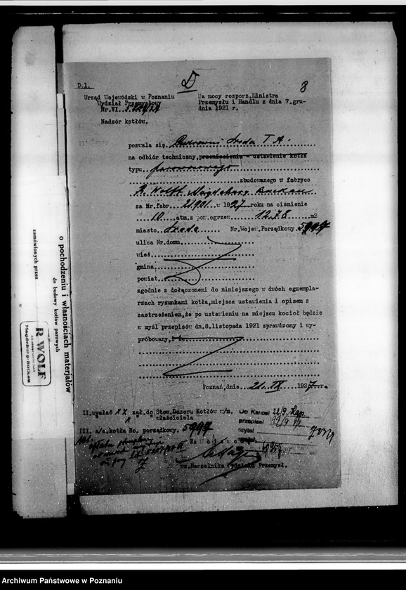 Obraz 12 z jednostki "Cukrownia w Środzie Towarzystwo Akcyjne Nr woj. 5997"