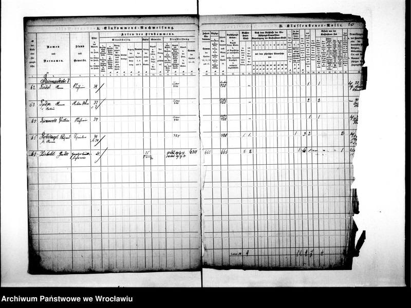 image.from.unit.number "Klassensteuerrolle nebst Eikommens - Nachweisung"