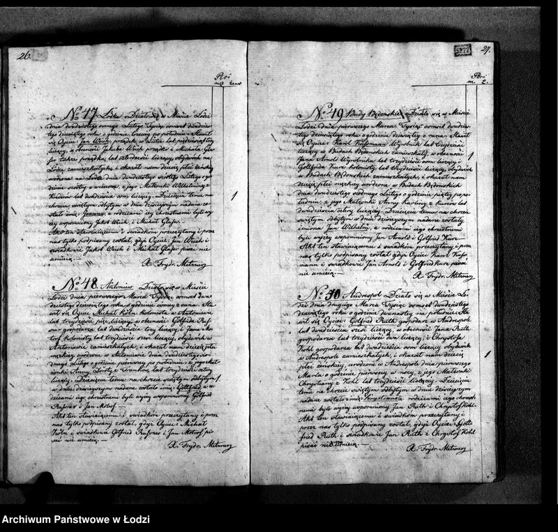 Obraz 16 z jednostki "Akta urodzeń, małżeństw i zgonów"