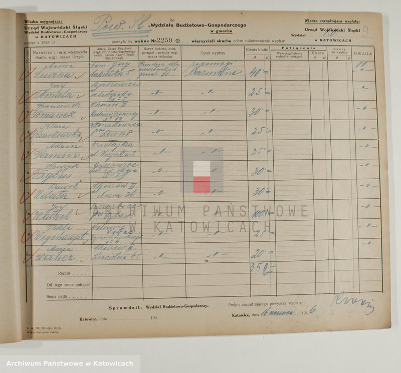 image.from.unit.number "Fundusz pomocy dla uczestników powstań śląskich, t. I"