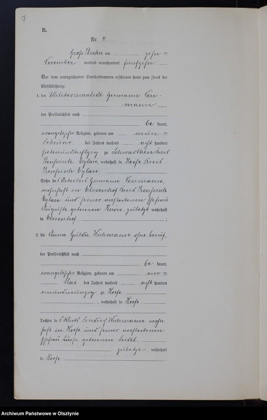 image.from.unit.number "Heiraths-Neben-Register Nr 1 - 4 [ Księga małżeństw - wtóropis ]"