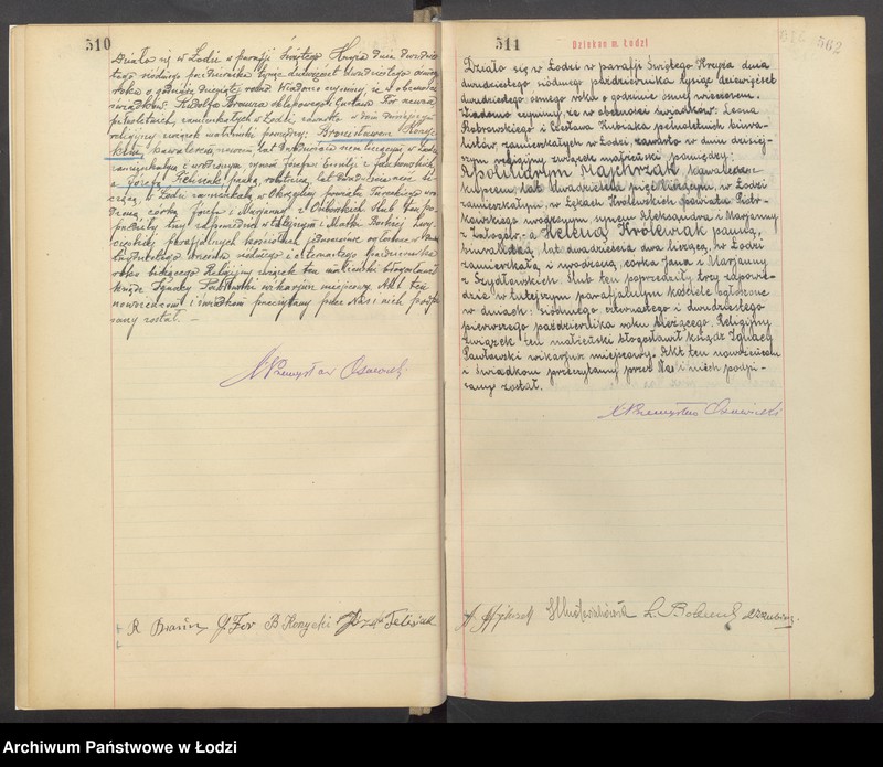 Obraz 19 z jednostki "Akta małżeństw od numeru 481 do numeru 671"