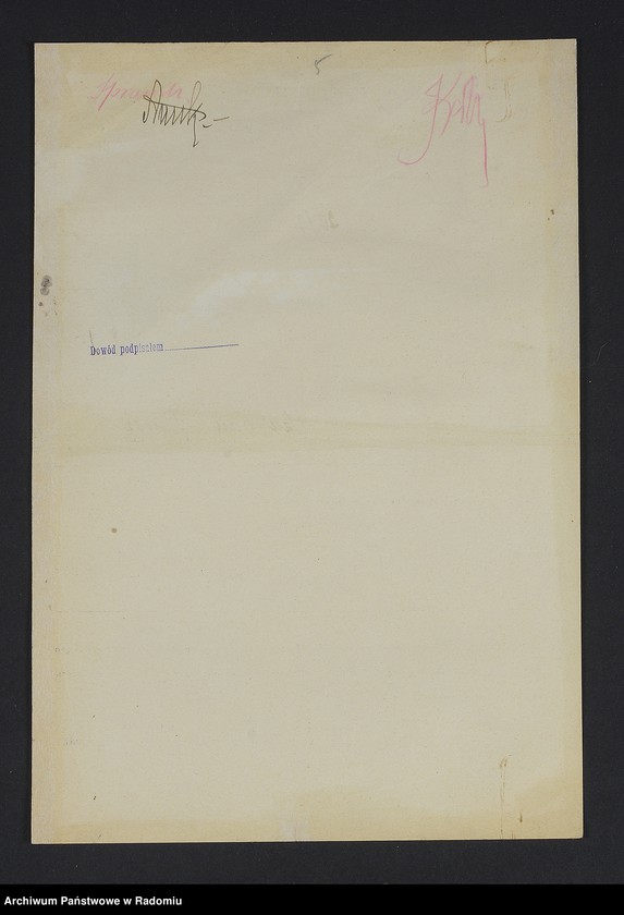 image.from.unit.number "[Wnioski o wydanie dowodów osobistych oraz nie odebrane dowody Szerman Fajwel - Szmajer]"