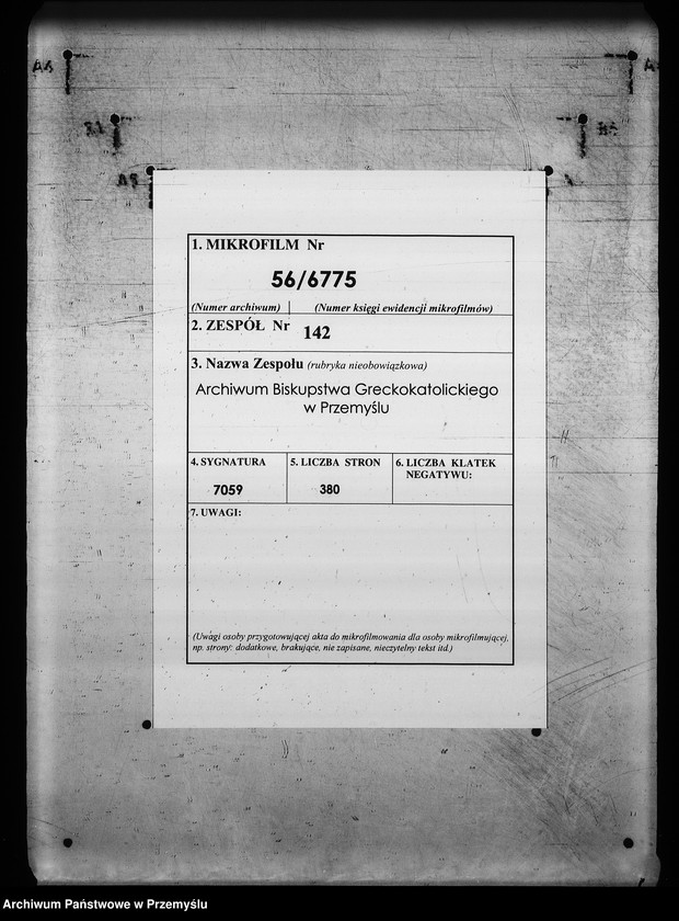 Obraz 2 z jednostki "[Kopie ksiąg metrykalnych parafii Tuczapy z filią Zbadyn (dekanat Jaworów)]"