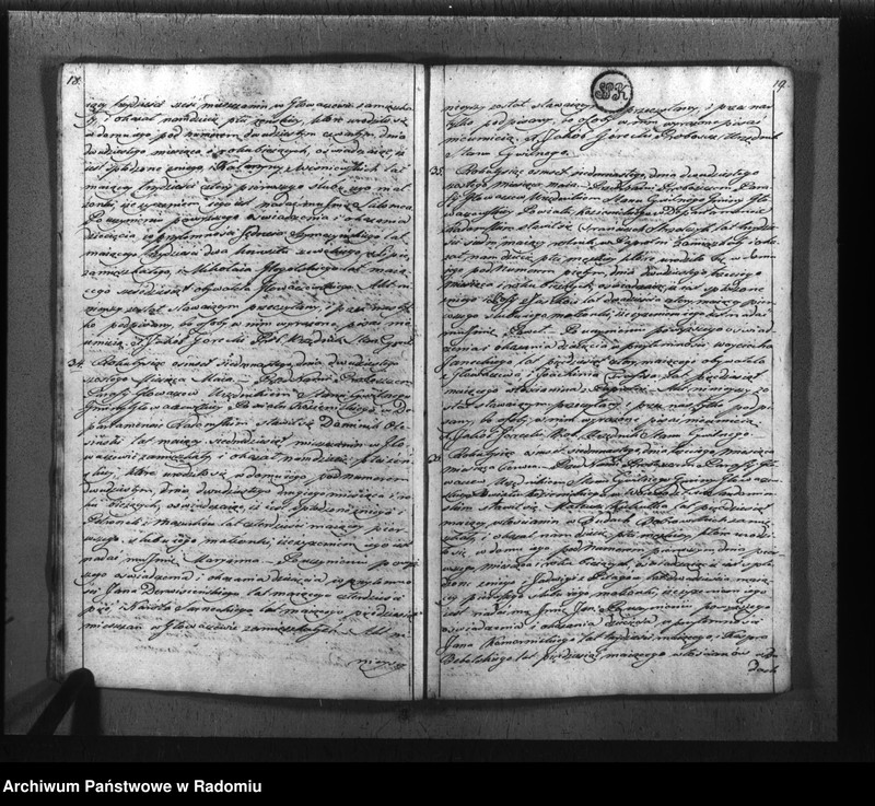 image.from.unit.number "Księga urzędnika stanu cywilnego gminy Głowaczowskiey z roku 1817"