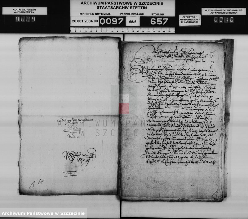 Obraz 11 z jednostki "Paul v. Glasenapp zu Pollnow und Manow / Martin v. Kleist zu Dargen: Bürgschaftsschuld [für Joachim v. Puttkamer zu Poberow]."