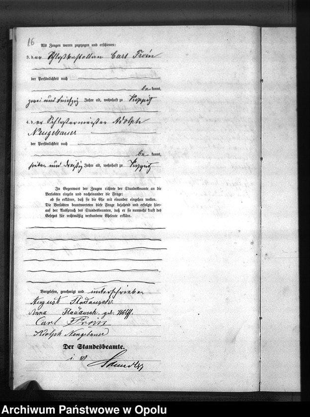 Obraz 19 z jednostki "USC Kopice. Księga akt małżeństw rok 1879"