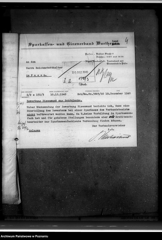 Obraz 8 z jednostki "Bewerbungen um Anstellung"