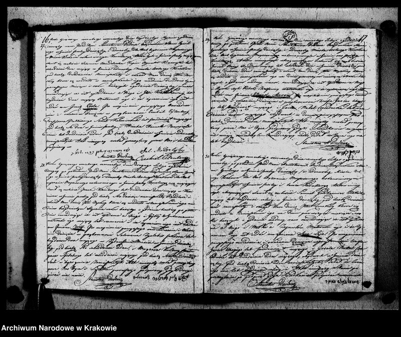 Obraz 10 z jednostki "Xięga I. Akt Stanu Cywilnego obeymująca Akta Urodzenia Przyznania Przysposobienia i Zeyścia Osob Wyznanania Moyzesowego w Gminie VI. X. i XI. M. W. Krakowa zamieszkałych na Rok 1818"