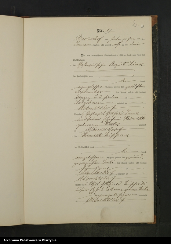 image.from.unit.number "Heiraths-Neben-Register Nr 1 - 14"