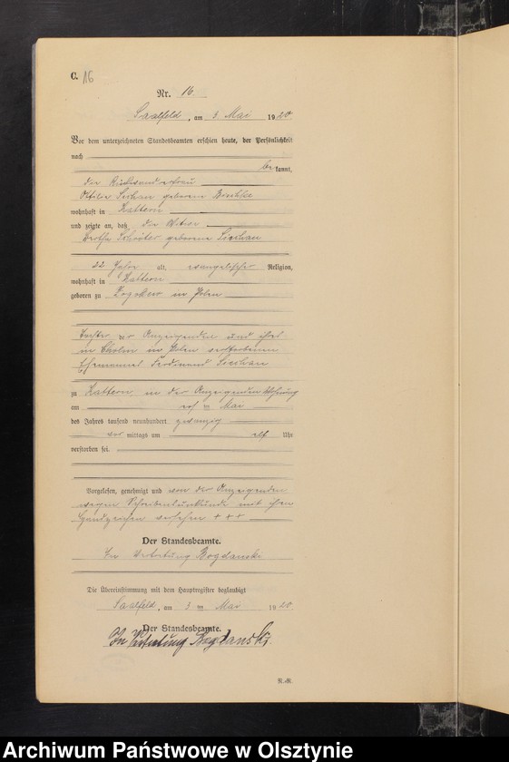 image.from.unit.number "Sterbe-Neben-Register Nr 1 - 29"