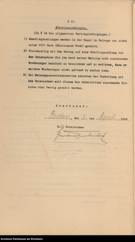 image.from.unit.number "Besondere Bedingungen für die Herstellung und Lieferung von Rohren aus Flusseisen f2r die Nadeln des Wehres Bartheln"