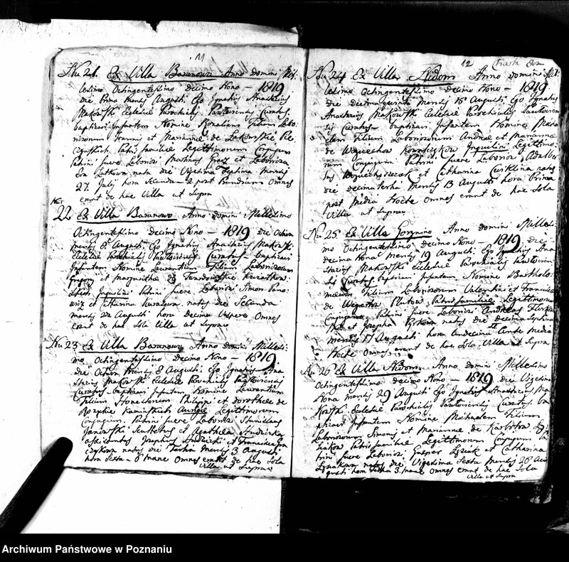 Obraz 11 z jednostki "Metrica copulatorum, baptisatorum, mortuorum"