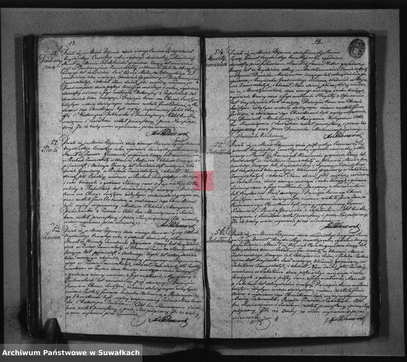 image.from.unit.number "Duplikat Aktów Urodzonych Zaślubionych i Zeszłych Urzędnika Stanu Cywilnego Parafij Filipowskiey z Roku 1834-go"