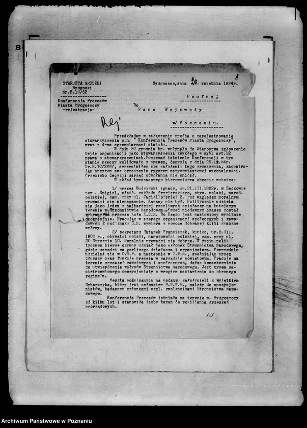 Obraz 5 z jednostki "/Konferencje Prezesów Miasta Bydgoszczy/"