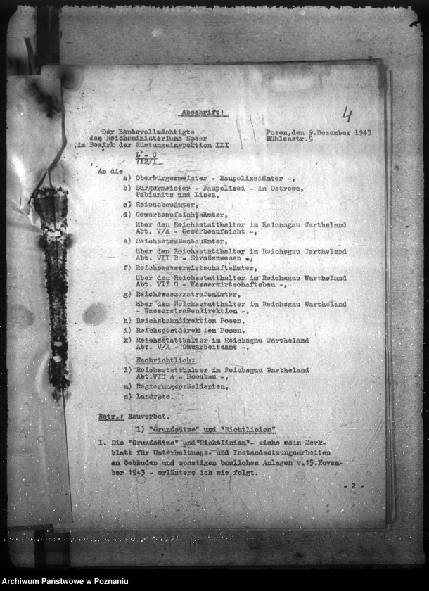 Obraz 8 z jednostki "Bauwirtschaft - Sparmassnahmen im Rahmen des Bauverbots"