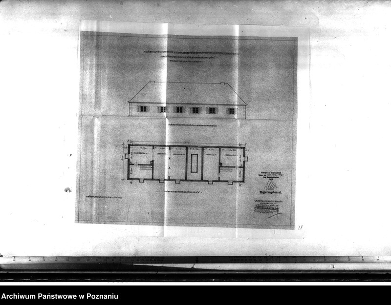 Obraz 13 z jednostki "Dienstwohngebäude - Reichsstatthalter Posen. Kostenvoranschlag, Baubeschreibung"