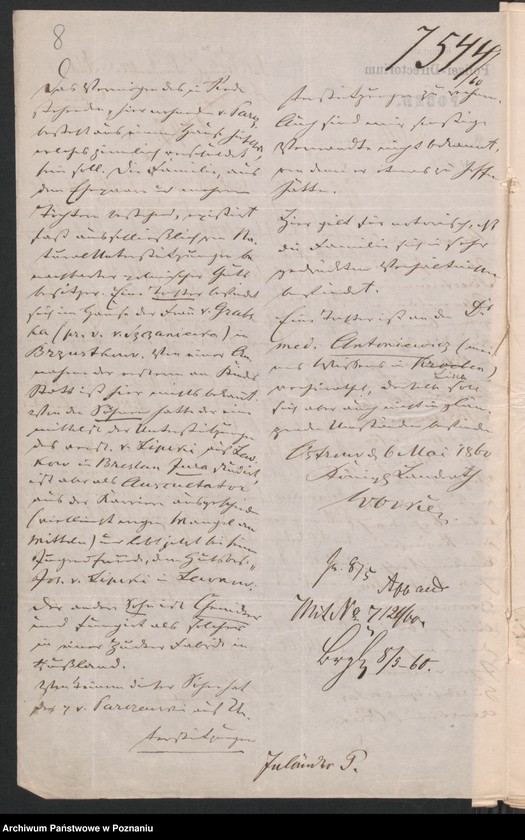 Obraz 10 z jednostki "A. betr. Familie von Parczewski"