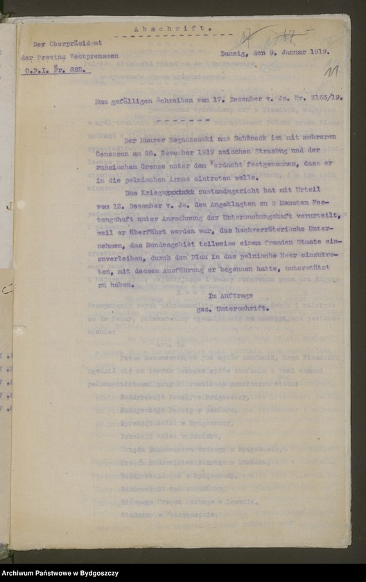 image.from.unit.number "[Układy polsko-niemieckie w sprawie przejęcia Pomorza przez władze polskie i unormowania spraw urzędniczych]"