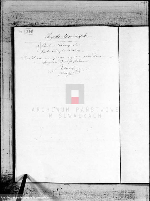 image.from.unit.number "Duplikat aktów Urodzenia, Małżeństw i Zejścia dla Filiału Ewangelicko- Augsbursgkiego w mieście Serejach sporządzony na rok 1857"
