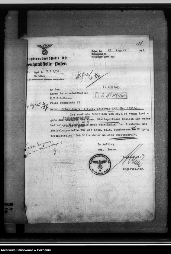 Obraz 15 z jednostki "Sparkassen und Giroverband Wartheland"