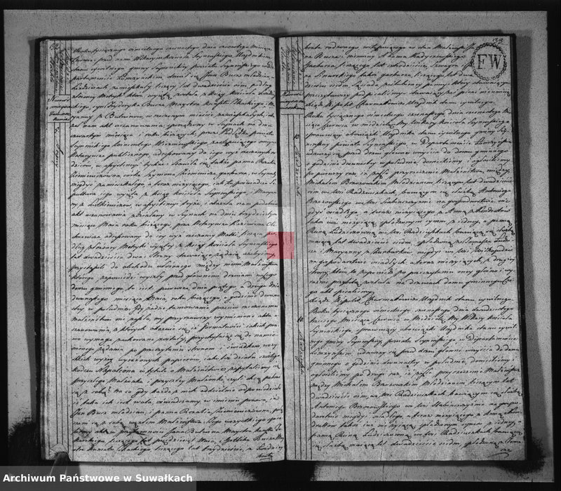 image.from.unit.number "Akta stanu cywilnego zaślubionych w gminie seyneńskiey od 1-go stycznia 1816 roku."