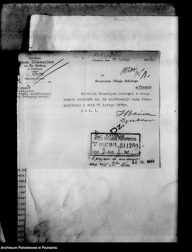 Obraz 5 z jednostki "Państwowe Gimnazjum imienia świętej Barbary - Chodzież"