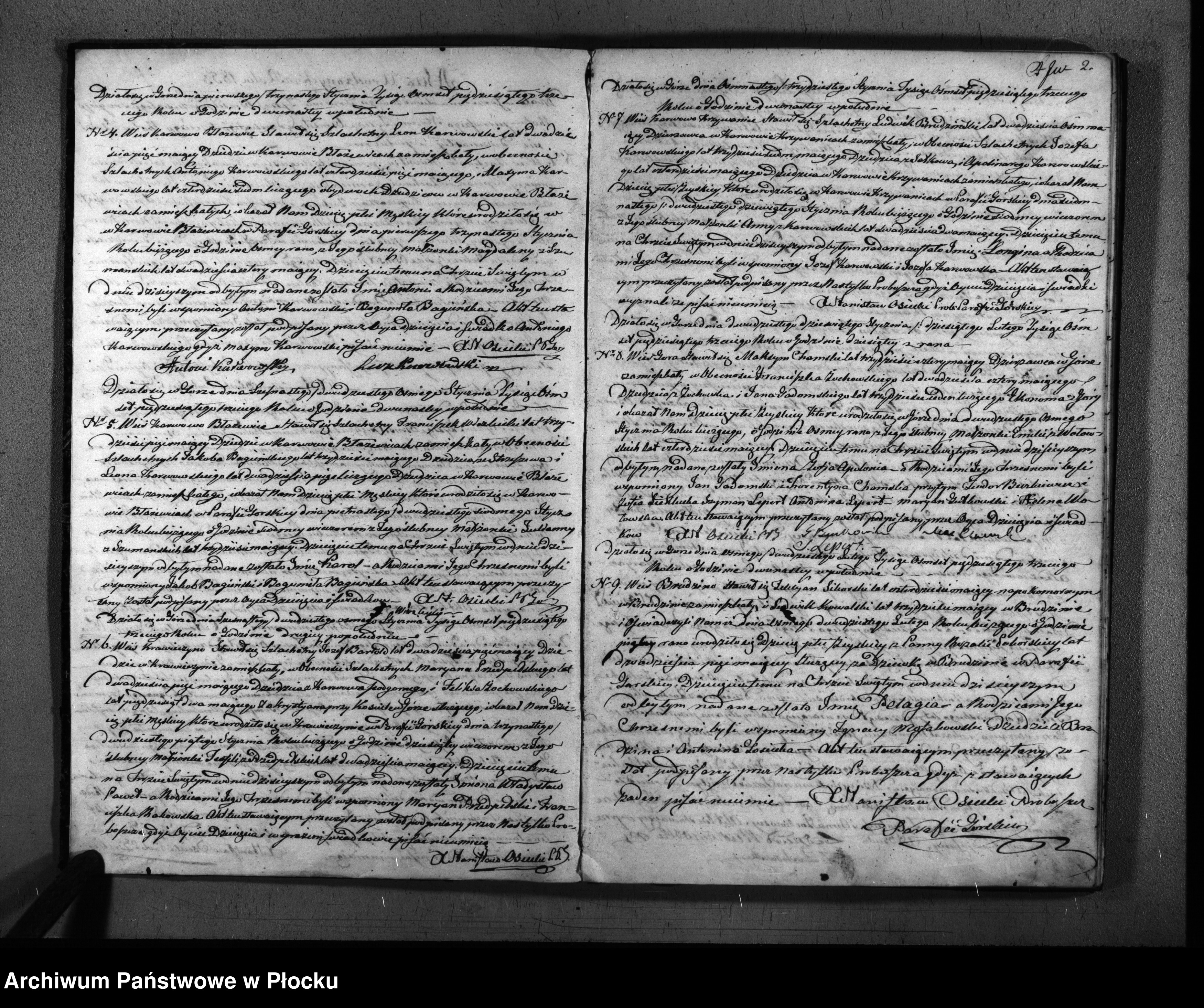 Skan z jednostki: Akta urodzeń, małżeństw i zgonów