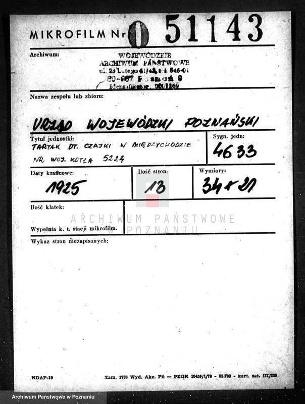 Obraz 2 z jednostki "Tartak Dt. Czajki w Międzychodzie nr woj. kotła 5224"