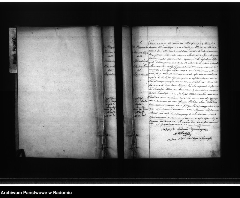 Obraz z jednostki "[Duplikat urodzonych, zaślubionych i zmarłych bóżniczego okręgu Przysucha 1871 rok.]"