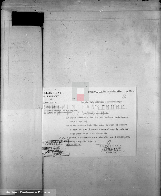 Obraz 20 z jednostki "Daniny Komunalne miasta Rydzyny"